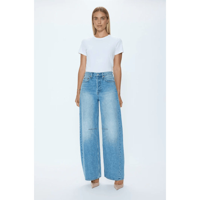 Pistola Sydney High Rise Bowed Wide Denim Parts and Labour Hood River Oregon Clothing Store