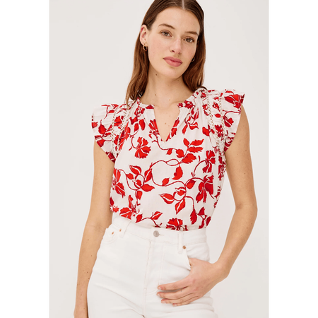 Rails Allea Top Red Jasmine / XS Shirts & Tops Parts and Labour Hood River Oregon Clothing Store