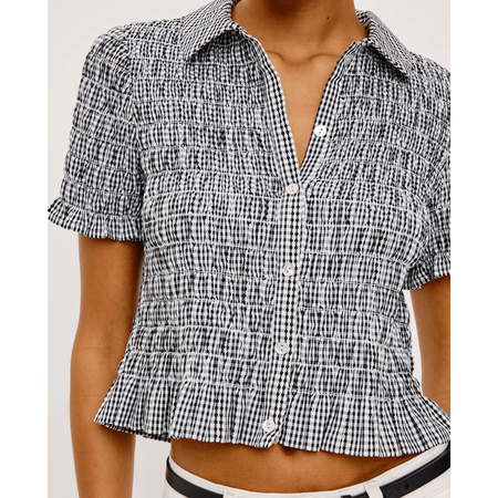 Rails Alton Shirt Black Gingham / XS Shirts & Tops Parts and Labour Hood River Oregon Clothing Store