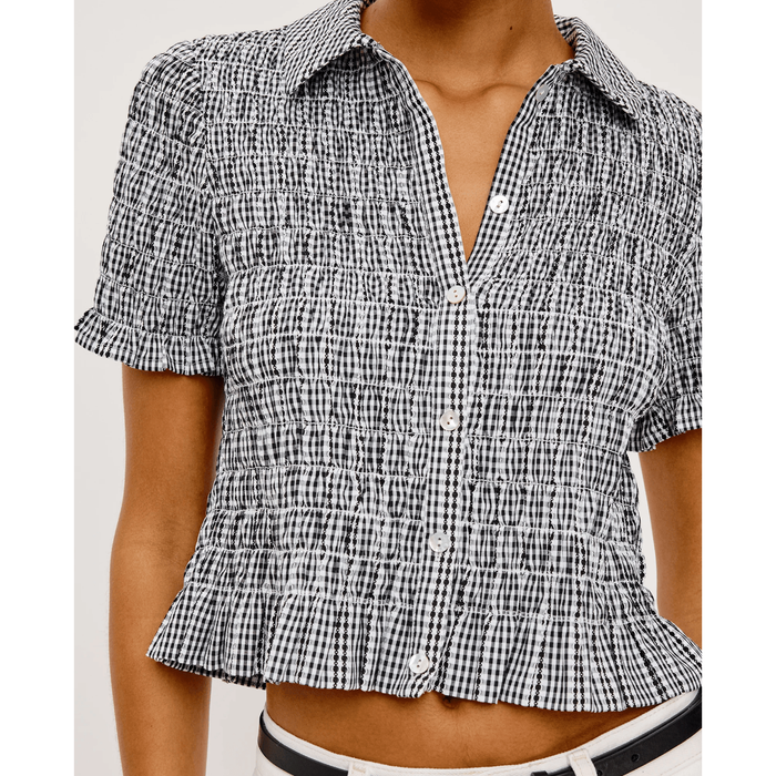 Rails Alton Shirt Black Gingham / XS Shirts & Tops Parts and Labour Hood River Oregon Clothing Store