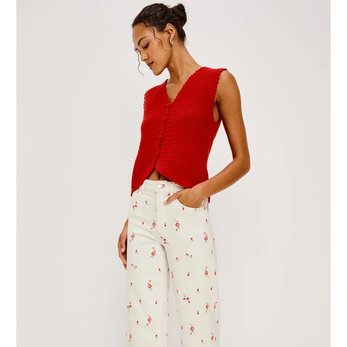 Rails Calypso Vest Scarlet / XS Shirts & Tops Parts and Labour Hood River Oregon Clothing Store