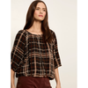 Sanctuary Cloud Nine Top Cinder Plaid / XS Shirts & Tops Parts and Labour Hood River Oregon Clothing Store