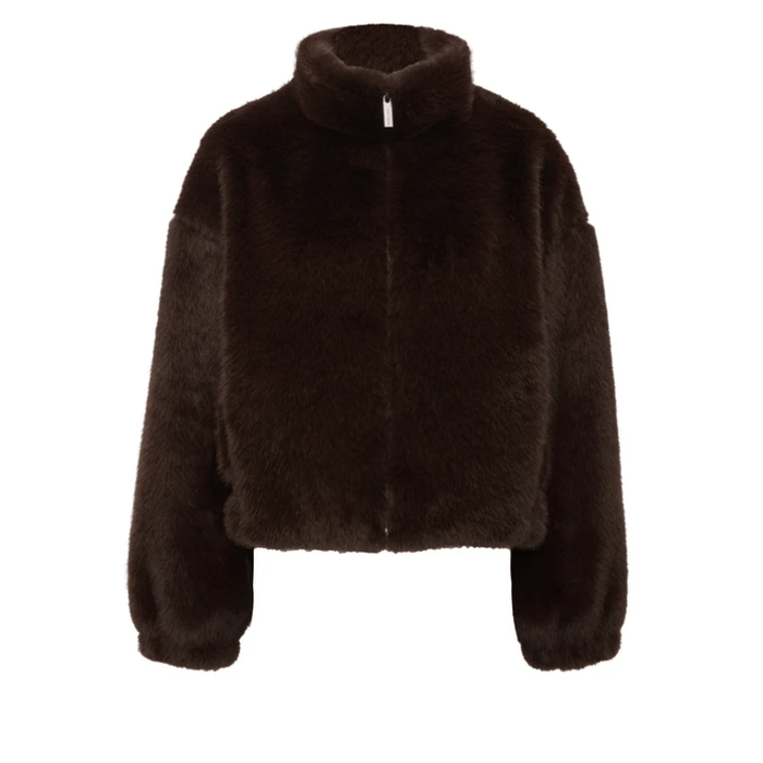 Sanctuary Everest Fur Bomber Espresso Martini / XS Coats & Jackets Parts and Labour Hood River Oregon Clothing Store