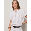 Sanctuary Everly Linen Bomber White / XS Shirts & Tops Parts and Labour Hood River Oregon Clothing Store