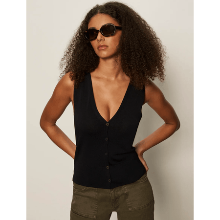 Sanctuary Knitted Button Front Top Shirts & Tops Parts and Labour Hood River Oregon Clothing Store