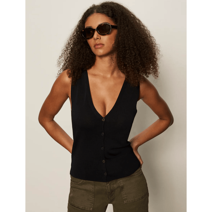 Sanctuary Knitted Button Front Top Shirts & Tops Parts and Labour Hood River Oregon Clothing Store