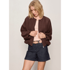 Sanctuary Linen Bubble Jacket Rich Soil / XS Coats & Jackets Parts and Labour Hood River Oregon Clothing Store