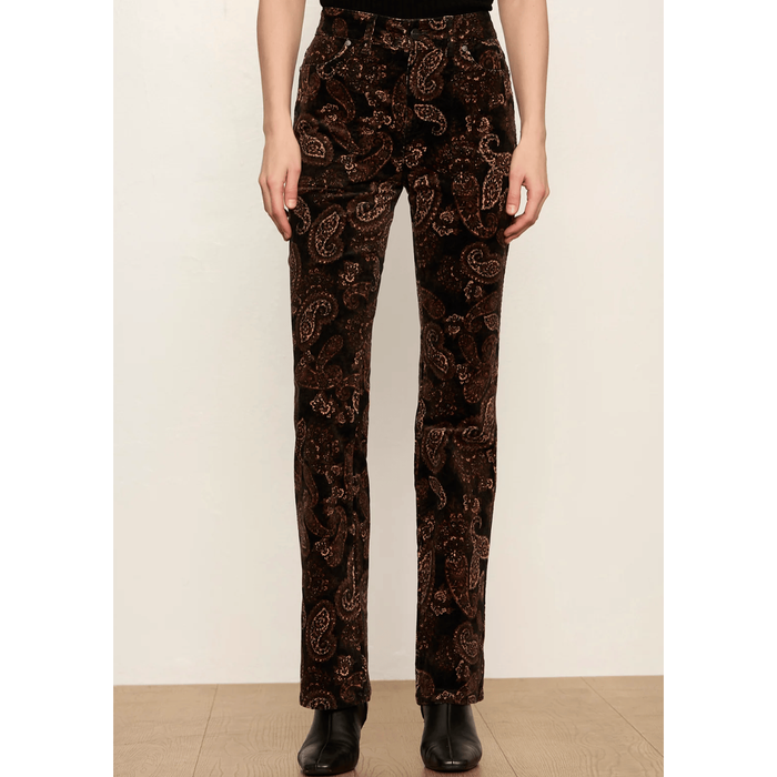 Sanctuary Play Date Corduroy Bootcut Cocoa Paisley / 25 Bottoms Parts and Labour Hood River Oregon Clothing Store