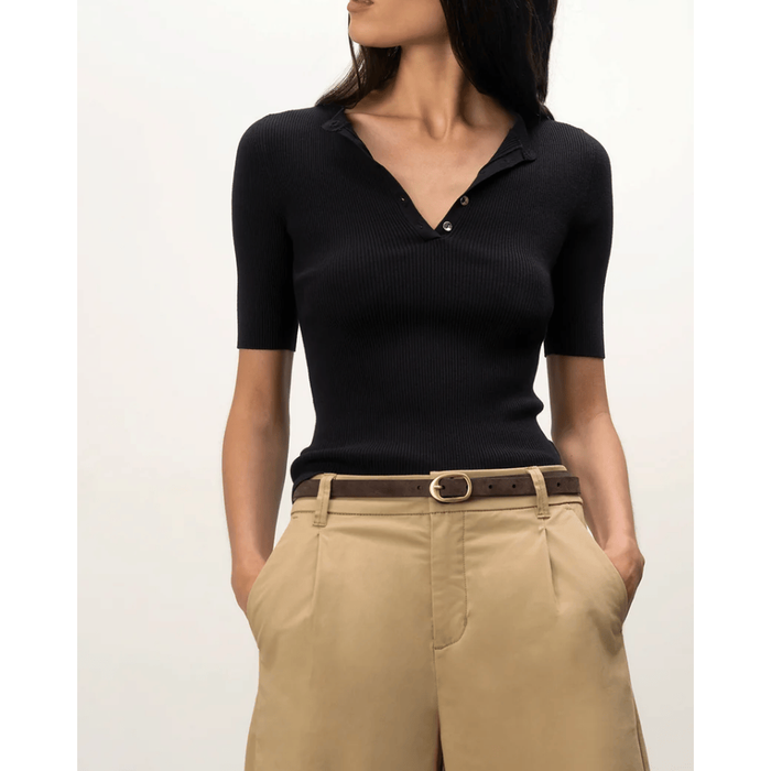 Sanctuary Ribbed Henley Shirts & Tops Parts and Labour Hood River Oregon Clothing Store