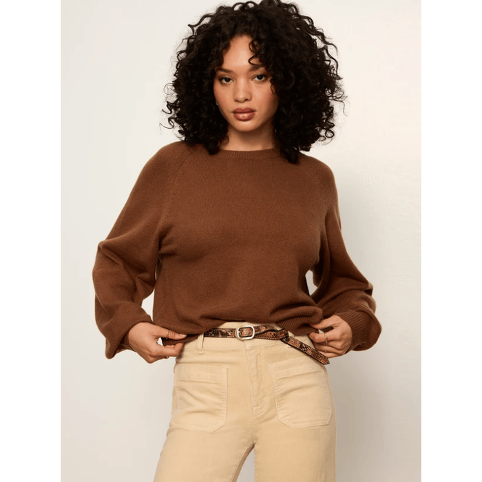 Sanctuary Soft Popover Sweater Cocoa Powder / XS Shirts & Tops Parts and Labour Hood River Oregon Clothing Store