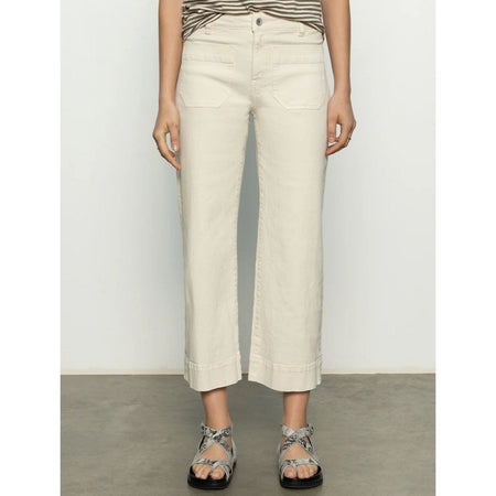 Sanctuary The Marine Standard Rise Denim Pant - French Vanilla Bottoms Parts and Labour Hood River Oregon Clothing Store