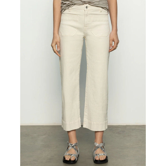 Sanctuary The Marine Standard Rise Denim Pant - French Vanilla Bottoms Parts and Labour Hood River Oregon Clothing Store