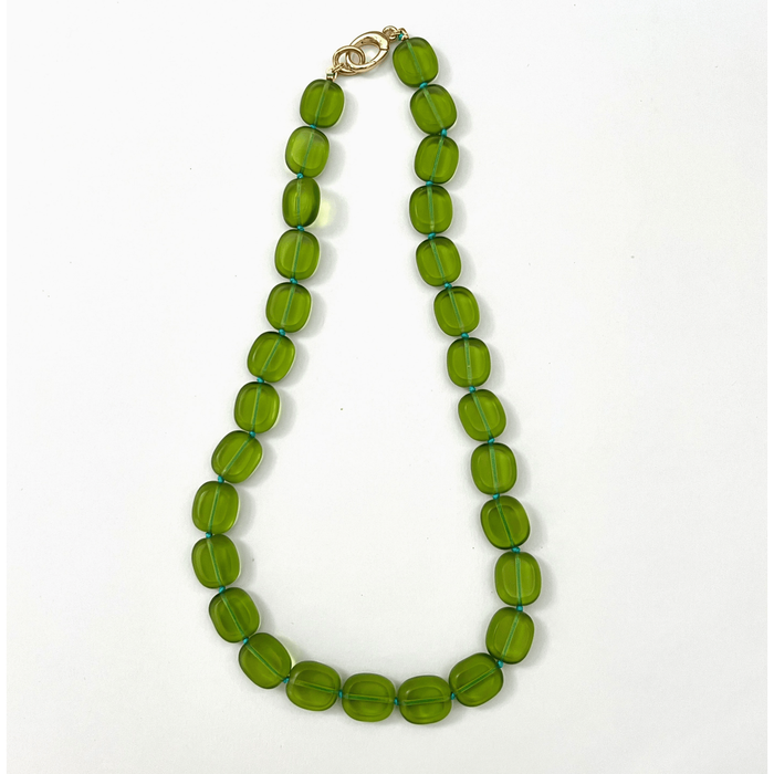 Sardine France Studio Stefanie Necklace Olive/Turquoise Accessories Parts and Labour Hood River Oregon Clothing Store