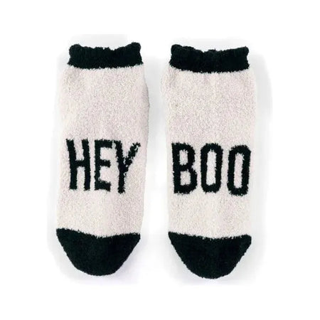 Shiraleah Hey Boo Home Socks One Size / Taupe Accessories Parts and Labour Hood River Oregon Clothing Store
