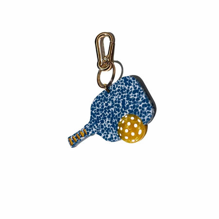 Solar Eclipse Hand-painted Pickleball Bag Charm + Keychain | Eco-Friendly Accessories Parts and Labour Hood River Oregon Clothing Store