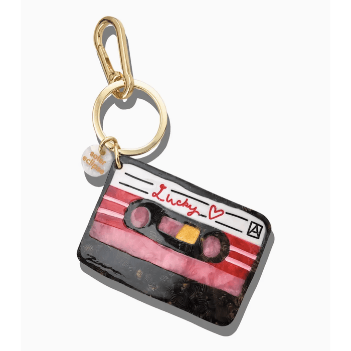 Solar Eclipse Handmade Lucky Cassette Bag Charm Accessories Parts and Labour Hood River Oregon Clothing Store