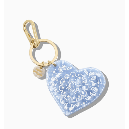 Solar Eclipse Handmade Paisley Heart Bag Charm Accessories Parts and Labour Hood River Oregon Clothing Store