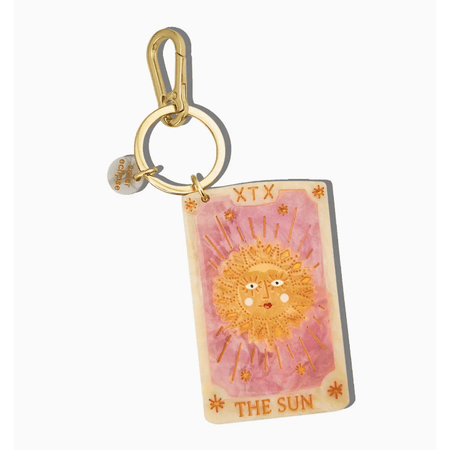 Solar Eclipse Handmade Sun Tarot Card Bag Charm Accessories Parts and Labour Hood River Oregon Clothing Store
