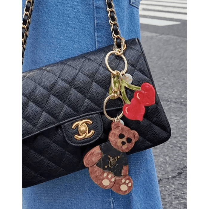 Solar Eclipse Handmade Super Fan Teddy Bear Bag Charm Accessories Parts and Labour Hood River Oregon Clothing Store