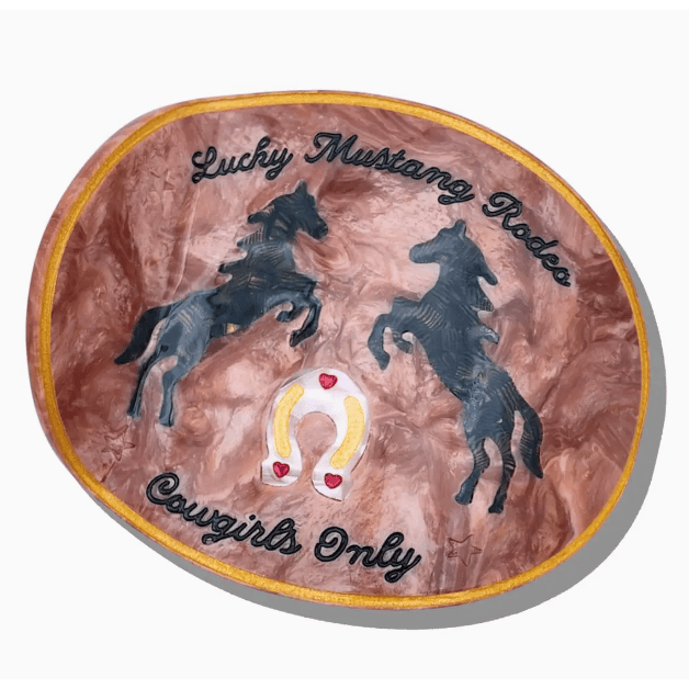 Solar Eclipse Lucky Mustang Rodeo Lay Down Claw Clip Accessories Parts and Labour Hood River Oregon Clothing Store