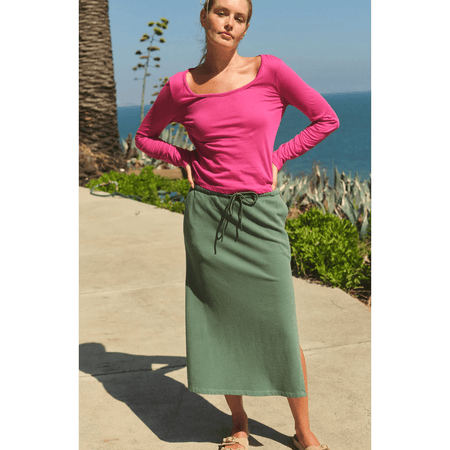 Sundry Academy Pencil Skirt Loden / XS Bottoms Parts and Labour Hood River Oregon Clothing Store