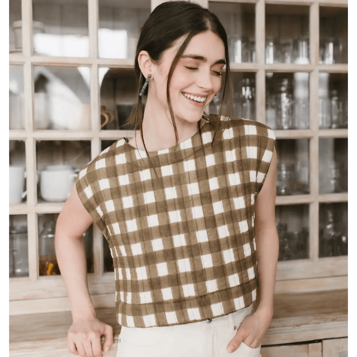 Sunshine Tienda Quilted Greta Top Shirts & Tops Parts and Labour Hood River Oregon Clothing Store