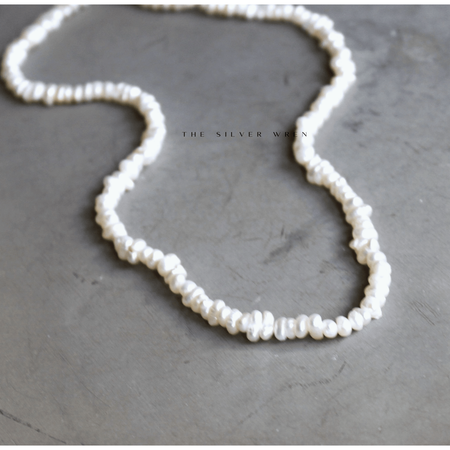The Silver Wren Bexley Beaded Pearl Necklace Accessories Parts and Labour Hood River Oregon Clothing Store