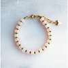 The Silver Wren Candy Stone Beaded Bracelet Pink Accessories Parts and Labour Hood River Oregon Clothing Store