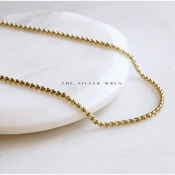 The Silver Wren Thea Dainty Gold Chain Accessories Parts and Labour Hood River Oregon Clothing Store