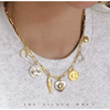 The Silver Wren Two Tone Multi Charm Necklace Accessories Parts and Labour Hood River Oregon Clothing Store