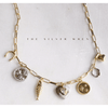 The Silver Wren Two Tone Multi Charm Necklace Accessories Parts and Labour Hood River Oregon Clothing Store