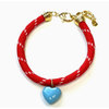 The Silver Wren Winnie Cord Bracelet Red Accessories Parts and Labour Hood River Oregon Clothing Store