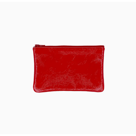 Tracey Tanner Small Zip Pouch Candy Patent Vermillion Accessories Parts and Labour Hood River Oregon Clothing Store
