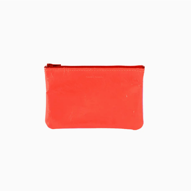 Tracey Tanner Small Zip Pouch Fluoro Red Accessories Parts and Labour Hood River Oregon Clothing Store