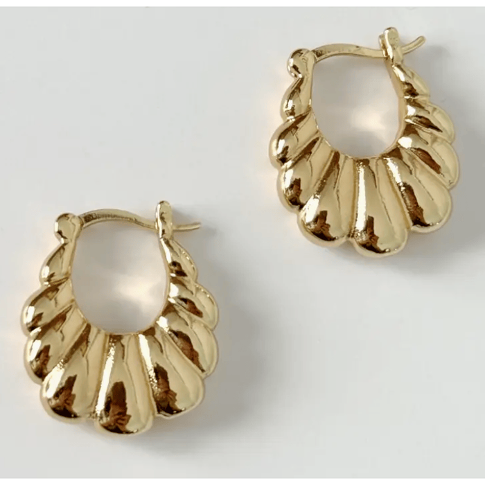 Tramps + Thieves Little Scallop Hoops Accessories Parts and Labour Hood River Oregon Clothing Store