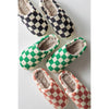 Urban Daizy Cozy Checkered Fuzzy Slipper-Black Shoes Parts and Labour Hood River Oregon Clothing Store