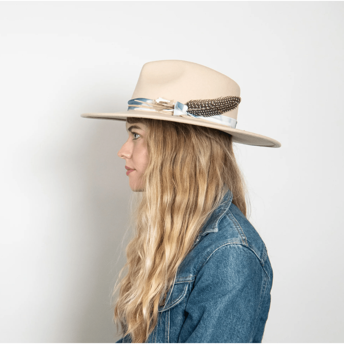 Wyeth Amelia Fedora Oatmeal Hats Parts and Labour Hood River Oregon Clothing Store