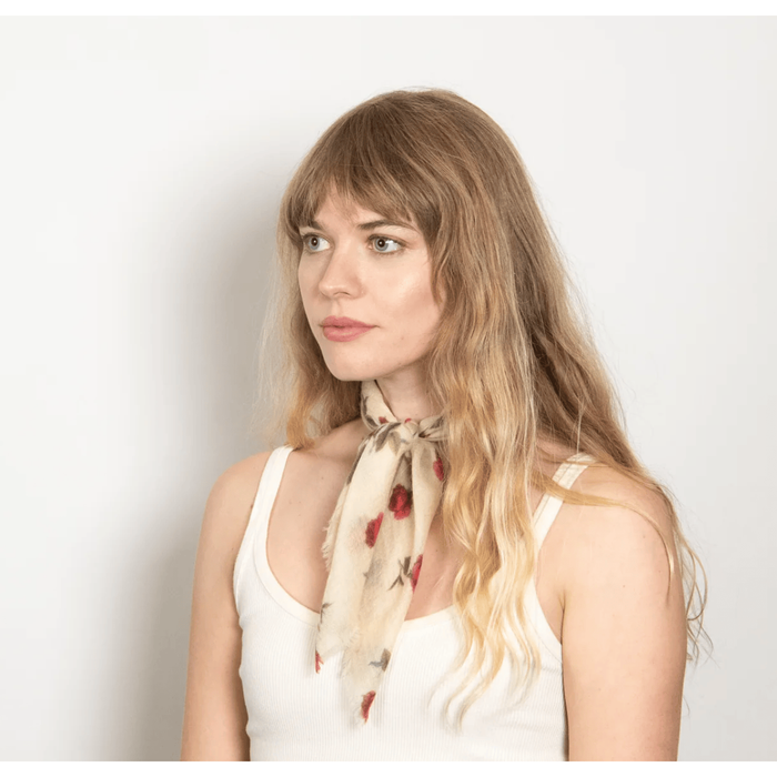 Wyeth Vida Cashmere Bandana Rose Accessories Parts and Labour Hood River Oregon Clothing Store