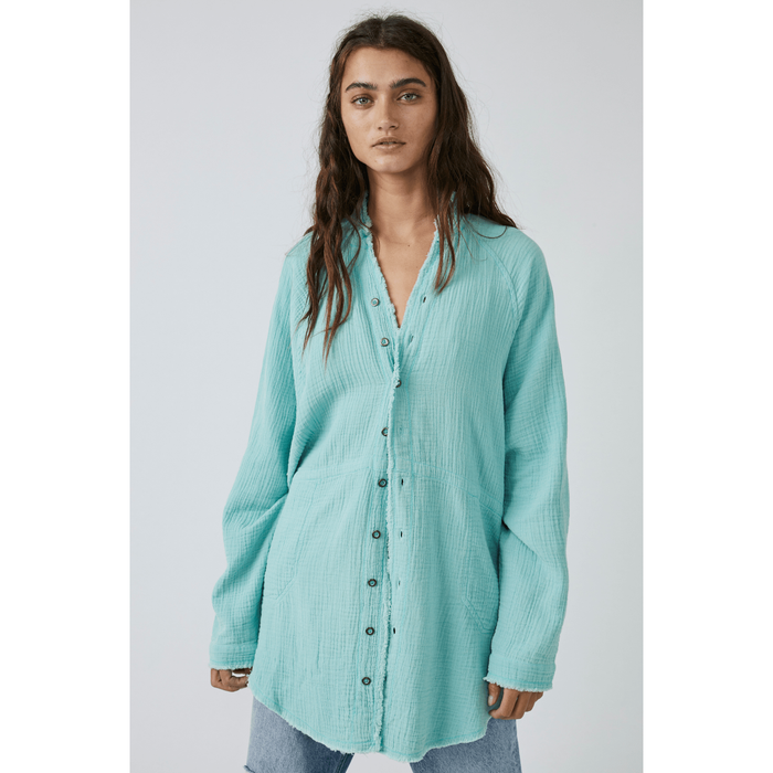 Free People Summer Daydream Buttondown Tops Parts and Labour Hood River Oregon Clothing Store
