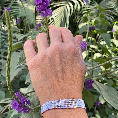 Love Is Project Seed Bead LOVE w/ Hearts Bracelet Bracelets Parts and Labour Hood River Oregon Clothing Store